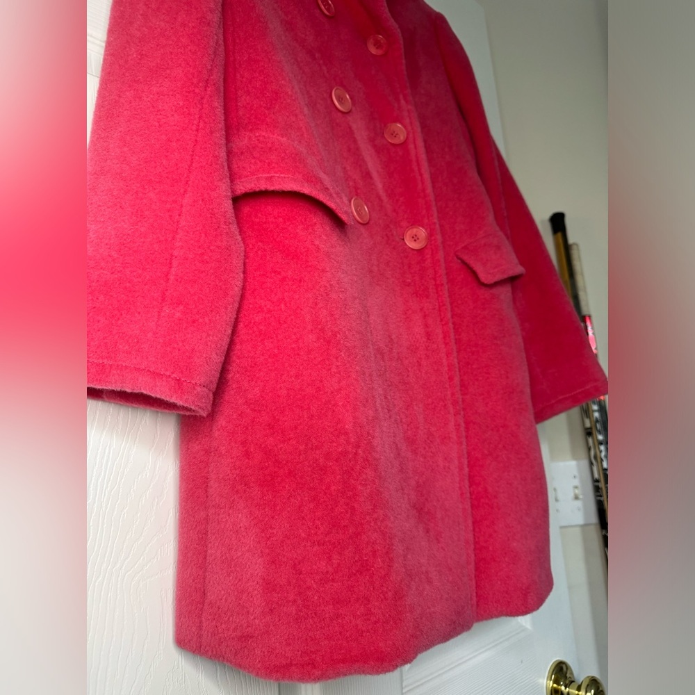 Talbots Pink Trench Coat - Picture 5 of 7